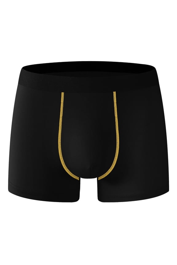 Men's Boxer Briefs Head Underwear Men Shorts Autumn Underwear Microfiber Men Pack Briefs Bulk My Package Mens Brief Supporting Brief Mens Large Yellow S