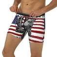 thumbnail image 1 of Men's Boxer Briefs, Home Of The Free Because Of The Brave Soft and Breathable Mens Underwear Boxer Briefs With Widen Waist, 1 of 5