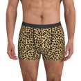 thumbnail image 1 of Men's Boxer Briefs, Leopard print trendy cool Soft Comfy Mens Underwear Boxer Briefs Breathable With Widen Waist, 1 of 7