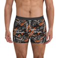 thumbnail image 1 of Men's Boxer Briefs, Letters Skateboard Graffiti Soft Comfy Mens Underwear Boxer Briefs Breathable With Widen Waist, 1 of 7