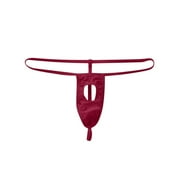 Mens Boxer Briefs Lingerie Micro Thong Bikini Front Hole Underwear Underpants On Clearance Valentine Holiday Gift Stylish Sleepwears