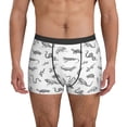 thumbnail image 1 of Men's Boxer Briefs, Lizard Snake Turtle Crocodile Soft Comfy Mens Underwear Boxer Briefs Breathable With Widen Waist, 1 of 7
