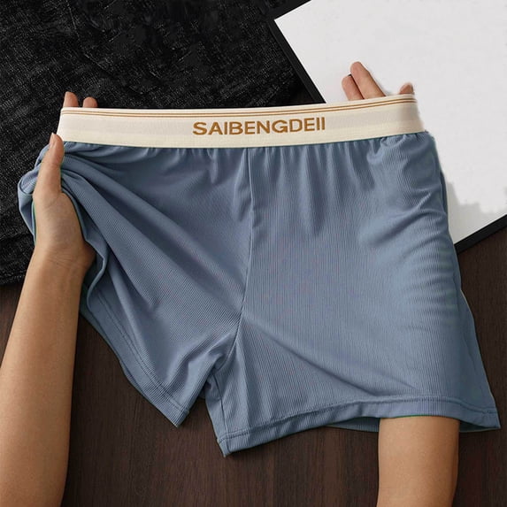 Men's Boxer Briefs Loose Breathable Cotton Underwear for Sports and Daily