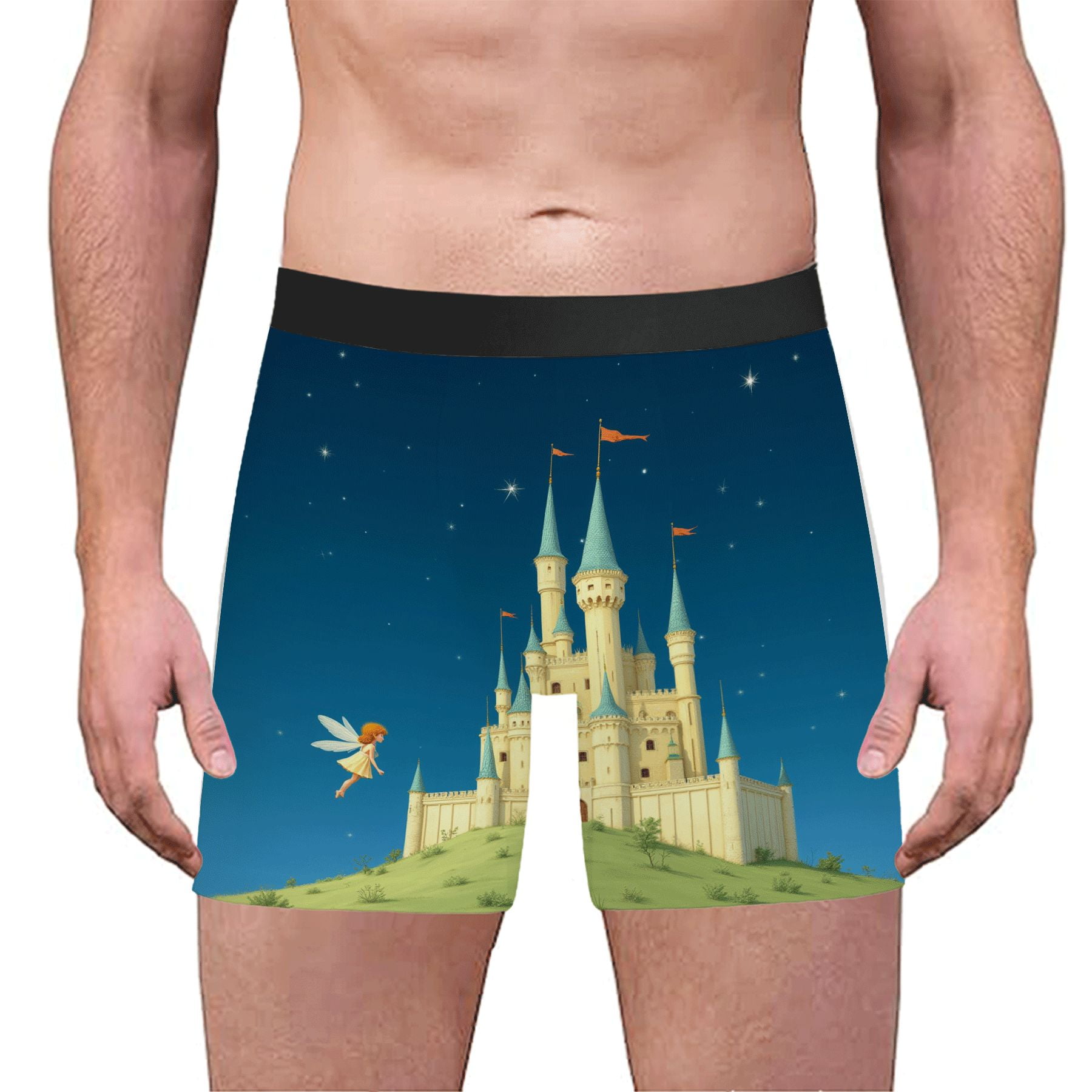 The Kings Secret _Brown by Art Manifested Men's Boxer Briefs with Secret Inner Pocket & Waistband