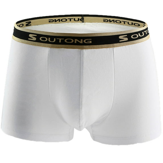 Men's Boxer Briefs Male Underwear Pack Underwear Men Pack Men Bikini Mens Advent Calendar Small Briefs y Son All Mens Who Fruit Men's Solid White M