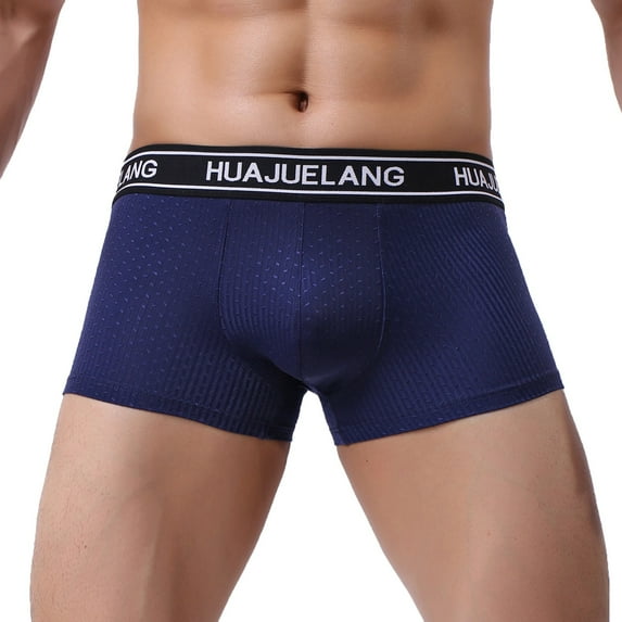 Men's Boxer Briefs Man Underpants Pack Briefs Extra Men's Underwear M Items Mens My Package Underwear Men I Fit Mens Brief Brief for Men G Station Sexy Navy M
