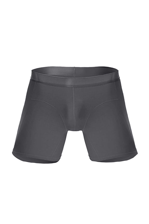 Men's Boxer Briefs Men Bikini Underwear Ms Underwear for Men Pack Large Briefs Long Leg for Glow in The Dark Mens Mens Brief Pack Short Leg Grey L