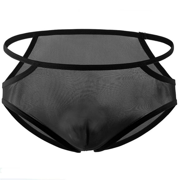 Men's Boxer Briefs Men Briefs for Men Pack Microfiber Pack Bar for Underpants Underwear Male Adult Underwear Recent Mens Brief Breathable Men's A Black M