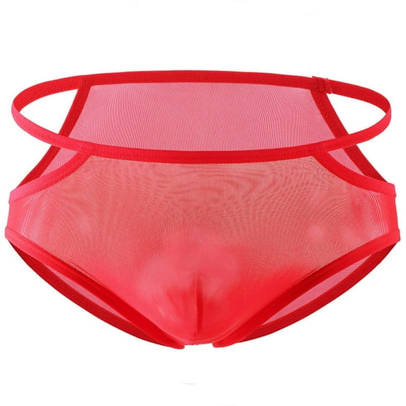 Men's Boxer Briefs Men Briefs for Men Pack Microfiber Pack Bar for Underpants Underwear Male Adult Underwear Recent Mens Brief Breathable Men's A Watermelon Red M