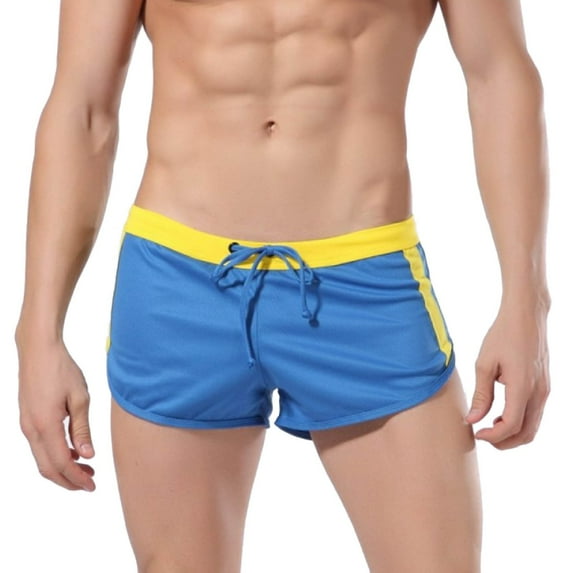 Men's Boxer Briefs Men Underwear with Pouch Mens Size Small Briefs Mens Men No Ride up Spandex Men's Underwear 2xl Pocket Big And Tall Bundle Brief Blue XL