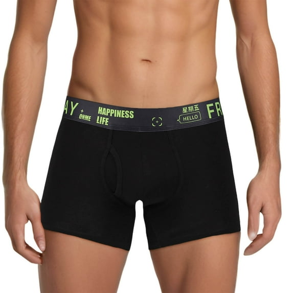 Men's Boxer Briefs Men's Men Briefs Underwear Mens Mens Big And Tall C Ring 2xl Underwear with Pouch My Package Good Brief Cool Mesh Men S Compression Yellow L