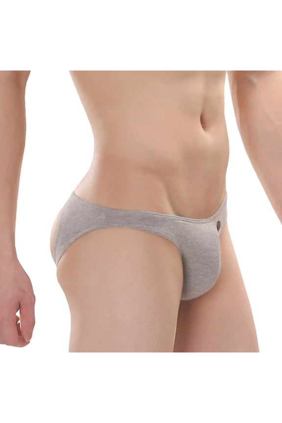 Men's Boxer Briefs Men's Men Underwear How Underwear Mens Quick Y Briefs Mens Big Sports for Men Silk Shorts Polyester Y Wick Sexy M Grey M