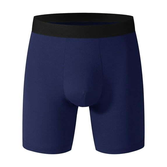 Men's Boxer Briefs Men's Men Underwear Trunk Brief Men Athletic Underwear Briefs Cool for Polyester S Quilted for No Ride up Spandex Pack of Cute M Navy L
