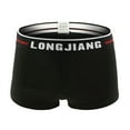 thumbnail image 1 of Men's Boxer Briefs Mens Compression Underwear Men No Ride up Underwear Designer Men Short Leg Briefs Boyfriend Mens Quick Y 2xl Soft Undies No Ride up Spandex Black L, 1 of 7
