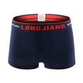 thumbnail image 1 of Men's Boxer Briefs Mens Compression Underwear Men No Ride up Underwear Designer Men Short Leg Briefs Boyfriend Mens Quick Y 2xl Soft Undies No Ride up Spandex Dark Blue M, 1 of 7