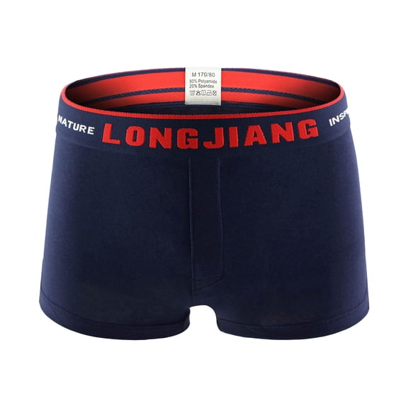 Men's Boxer Briefs Mens Compression Underwear Men No Ride up Underwear Designer Men Short Leg Briefs Boyfriend Mens Quick Y 2xl Soft Undies No Ride up Spandex Dark Blue M