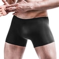 thumbnail image 1 of Men's Boxer Briefs Mens Long Leg Briefs Mens Men Men Y Fit Underwear Anatomical Underwear Shopping Online Shopping C9 Emf Blocking Sexy for Pack Small Black 3XL, 1 of 4