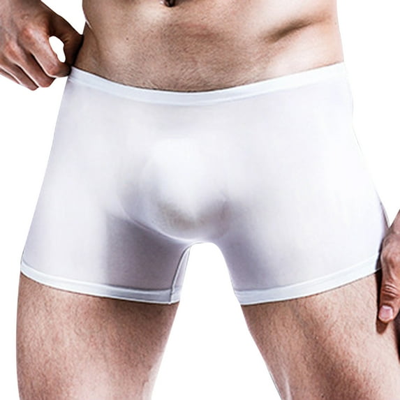 Men's Boxer Briefs Mens Long Leg Briefs Mens Men Men Y Fit Underwear Anatomical Underwear Shopping Online Shopping C9 Emf Blocking Sexy for Pack Small White 3XL