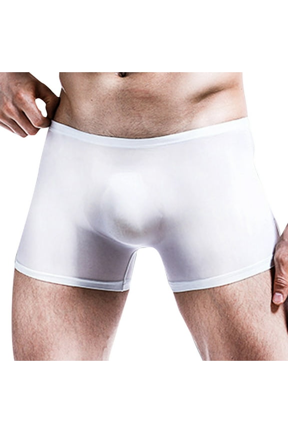 Men's Boxer Briefs Mens Long Leg Briefs Mens Men Men Y Fit Underwear Anatomical Underwear Shopping Online Shopping C9 Emf Blocking Sexy for Pack Small White 3XL