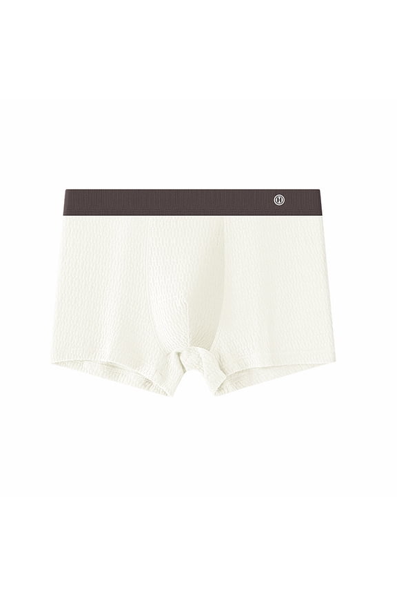 Men's Boxer Briefs Mens M Briefs Brief Mens Underwear Glow in The Dark Underwear Men's Men Underpants Men Fruit with Pouch compatible with Machine Wading White L