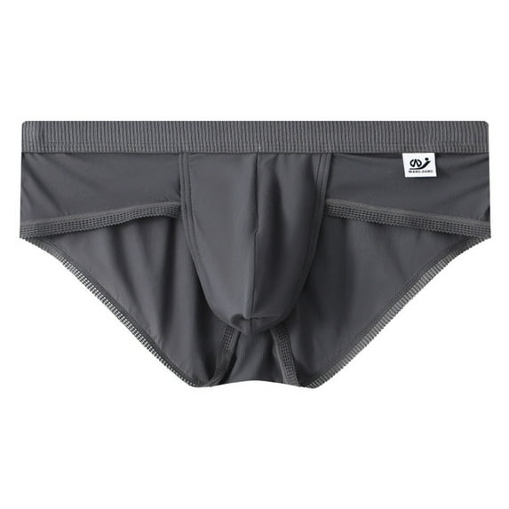 Men's Boxer Briefs Mens Medium Underwear Mens Underwear Set No Sweat Simply Right Shorts for Men Who Briefs Groomsmen Big And Tall Men Underpants M Grey XL