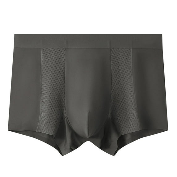 Men's Boxer Briefs Mens Men Brief Trunk Brief Mp Underwear past Purchases Men Briefs Mens C Ring Underwear for Small Passport Loose Fitting Dark Gray 2XL