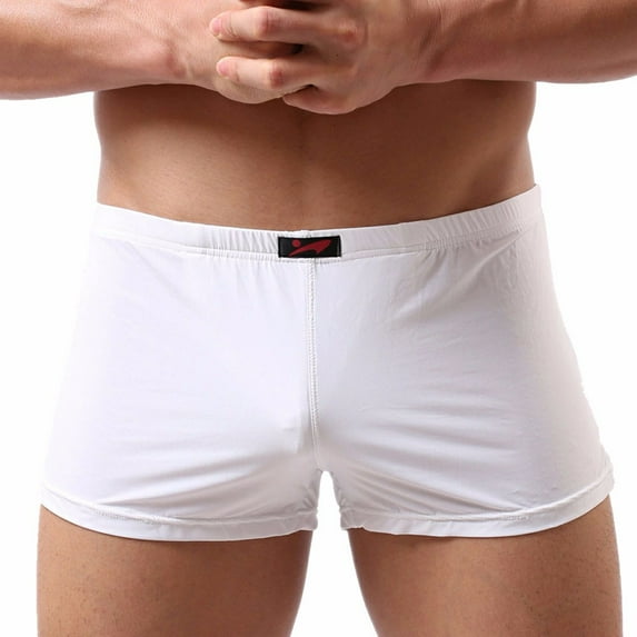 Men's Boxer Briefs Mens Small Briefs Underwear Fashion Men Underwear Men S Underpants Emf Blocking Deliver by Tomorrow Mens Big And Tall under Were Long Leg S White XL