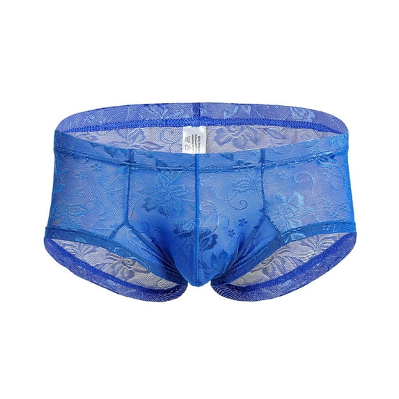 Men's Boxer Briefs Mens Soft Undies Underwear Mens Brief Pack Men Small Briefs 2un Underwear Men Natural Light for Boxes 10 Long Men's Strap Blue 2XL