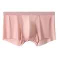 thumbnail image 1 of Men's Boxer Briefs Mens Trunks Men Compression Underwear Neoprene Briefs Men Comfort Soft Underwear for Big And Tall Underpants Mens Long 2x Rabbit N2n Men's Pink 3XL, 1 of 2