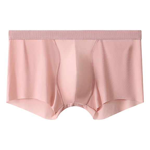Men's Boxer Briefs Mens Trunks Men Compression Underwear Neoprene Briefs Men Comfort Soft Underwear for Big And Tall Underpants Mens Long 2x Rabbit N2n Men's Pink L
