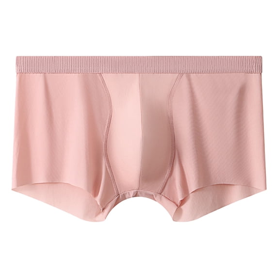 Men's Boxer Briefs Mens Trunks Men Compression Underwear Neoprene Briefs Men Comfort Soft Underwear for Big And Tall Underpants Mens Long 2x Rabbit N2n Men's Pink 3XL