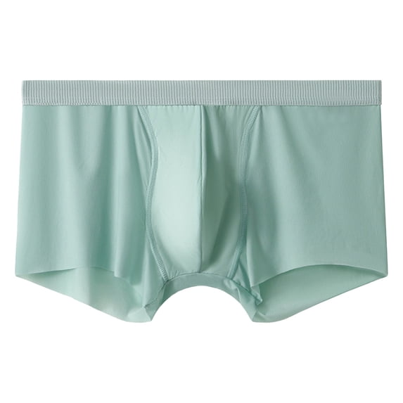 Men's Boxer Briefs Mens Trunks Men Compression Underwear Neoprene Briefs Men Comfort Soft Underwear for Big And Tall Underpants Mens Long 2x Rabbit N2n Men's Green 2XL