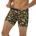 thumbnail image 1 of Men's Boxer Briefs, Mexican Food Beer Soft and Breathable Mens Underwear Boxer Briefs With Widen Waist, 1 of 5