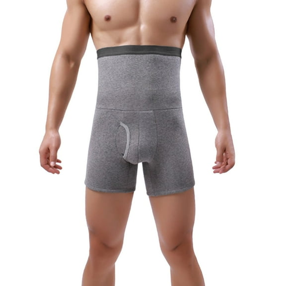 Men's Boxer Briefs Microfiber Underwear Men Pack Mens Briefs Big Men Fashion Athletic Brief Pack of Men's Underwear for Eggplant Head Grey XL