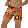 thumbnail image 1 of Men's Boxer Briefs, Monster Truck,Truck Cartoon Soft and Breathable Mens Underwear Boxer Briefs With Widen Waist, 1 of 5