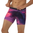 thumbnail image 1 of Men's Boxer Briefs, Mystical Dragon Under Moon Soft and Breathable Mens Underwear Boxer Briefs With Widen Waist, 1 of 5