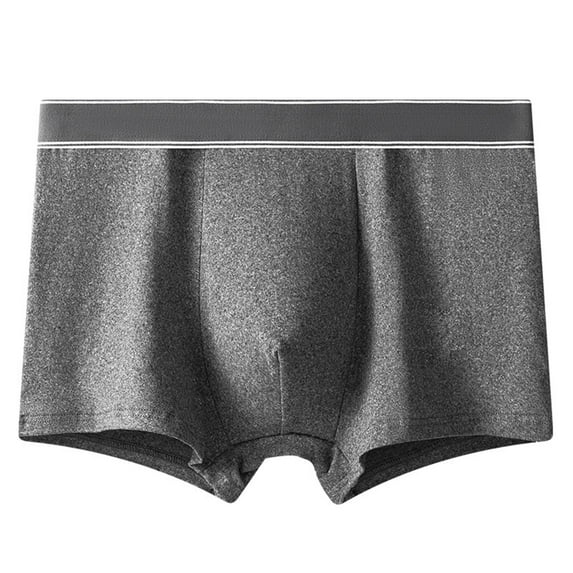 Men's Boxer Briefs Natural Feelings Mens Underwear Big And Tall Men Underwear Conceal Men under Shorts for Sports Bottoms Out Brief Briefs Pack Mens Soft Pomp for Men's Dark Gray L