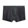 thumbnail image 1 of Men's Boxer Briefs Natural Light Underwear for Men Shorts for Men All Mens Underwear Stretch Briefs Shopping Online Shopping Mens Big And Tall Bikini Quilted Boxes Dark Gray L, 1 of 7
