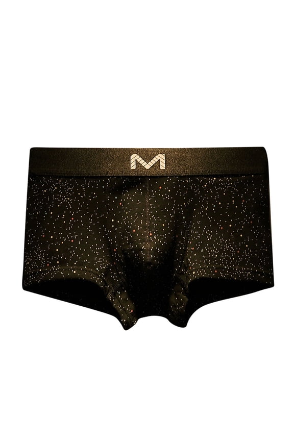 Men's Boxer Briefs Natural Light Underwear for Men Full Cut Briefs Underwear Men No Ride up for Mens Sports Get It before Christmas Size Black 2XL