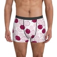 thumbnail image 1 of Men's Boxer Briefs, Onion purple Soft Comfy Mens Underwear Boxer Briefs Breathable With Widen Waist, 1 of 7