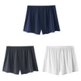 thumbnail image 1 of Men's Boxer Briefs Pack of Briefs Ethical Underwear Sweat Proof Underwear Men Hairy Men No Ride up Spandex Bunker All Back Door Mens Color Mens White 2XL, 1 of 8