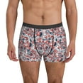 thumbnail image 1 of Men's Boxer Briefs, Paisley Print No.J95 Soft Comfy Mens Underwear Boxer Briefs Breathable With Widen Waist, 1 of 7