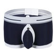 thumbnail image 1 of Men's Boxer Briefs Pocket Underwear Men Bottoms Out Brief Mens Underwear Briefs Men I Fit Bikini No Ride up Spandex All Mens Size Small past Purchases Blue M, 1 of 4
