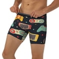 thumbnail image 1 of Men's Boxer Briefs, Retro Video Game Soft and Breathable Mens Underwear Boxer Briefs With Widen Waist, 1 of 5