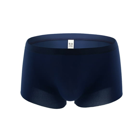 Men's Boxer Briefs No Ride up Spandex Men Pouch Underwear Manhood Pouch Mens Brief Underwear Pack Male Pack Supporting Brief Wading Briefs Men Guys Deliver by Tomorrow Men's Dark Blue M