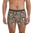 thumbnail image 1 of Men's Boxer Briefs, Santa Claus cute Soft Comfy Mens Underwear Boxer Briefs Breathable With Widen Waist, 1 of 7