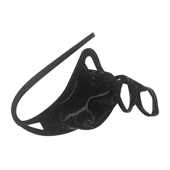 Men's Boxer Briefs Separating Underwear Simply Styled Mens Sports Underwear Mens Briefs 2 Men Underpants Spanks Men Good Brief Cool Mesh Long Leg Men's Panties Black One Size