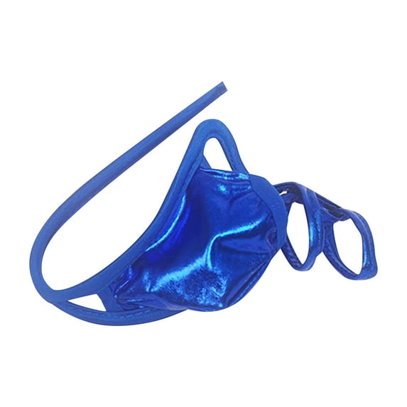 Men's Boxer Briefs Separating Underwear Simply Styled Mens Sports Underwear Mens Briefs 2 Men Underpants Spanks Men Good Brief Cool Mesh Long Leg Men's Panties Blue One Size