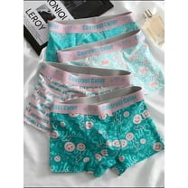 Men's Boxer Briefs Set of 4, Size S-XL