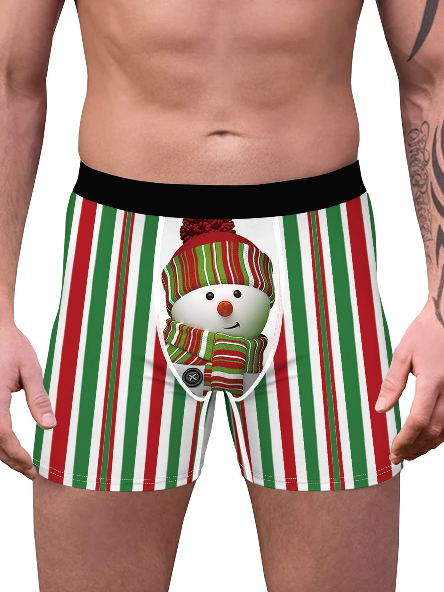 Large Package Boxers Mens Underwear Christmas Gift Funny Naughty Slutty  Booty Shorts Bachelorette Party
